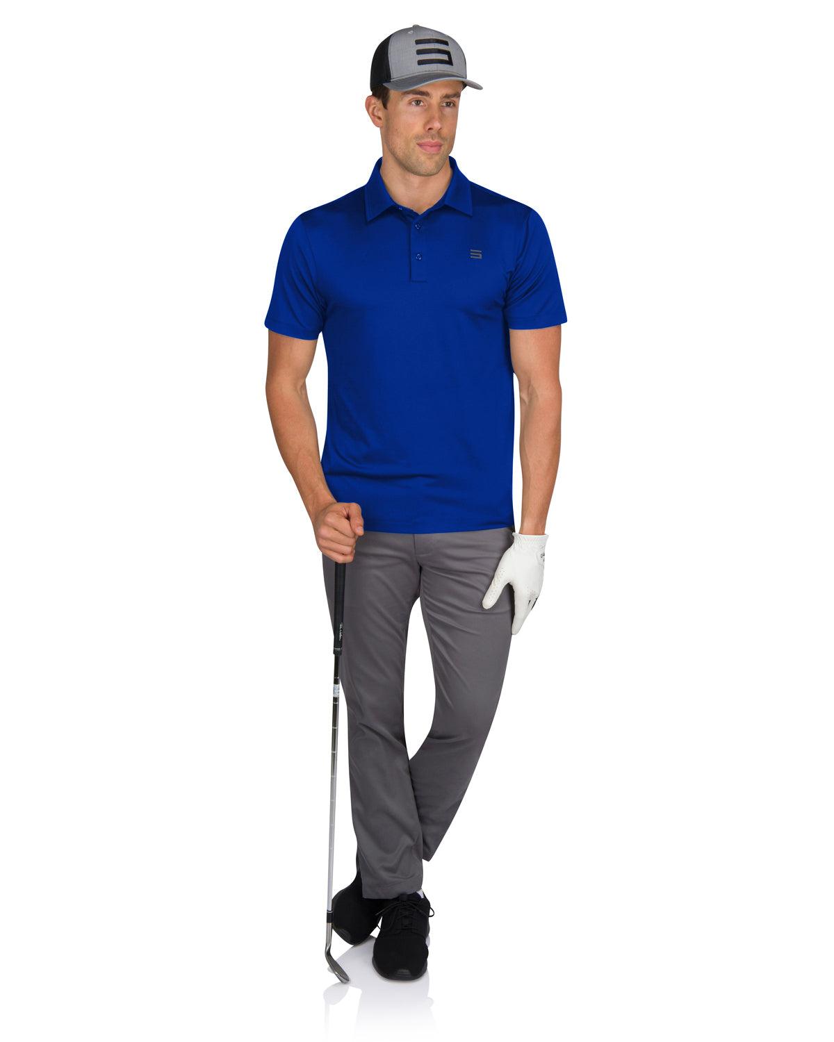 Three Sixty Six Men's Untucked Golf Polo - The Perfect Length Product Image