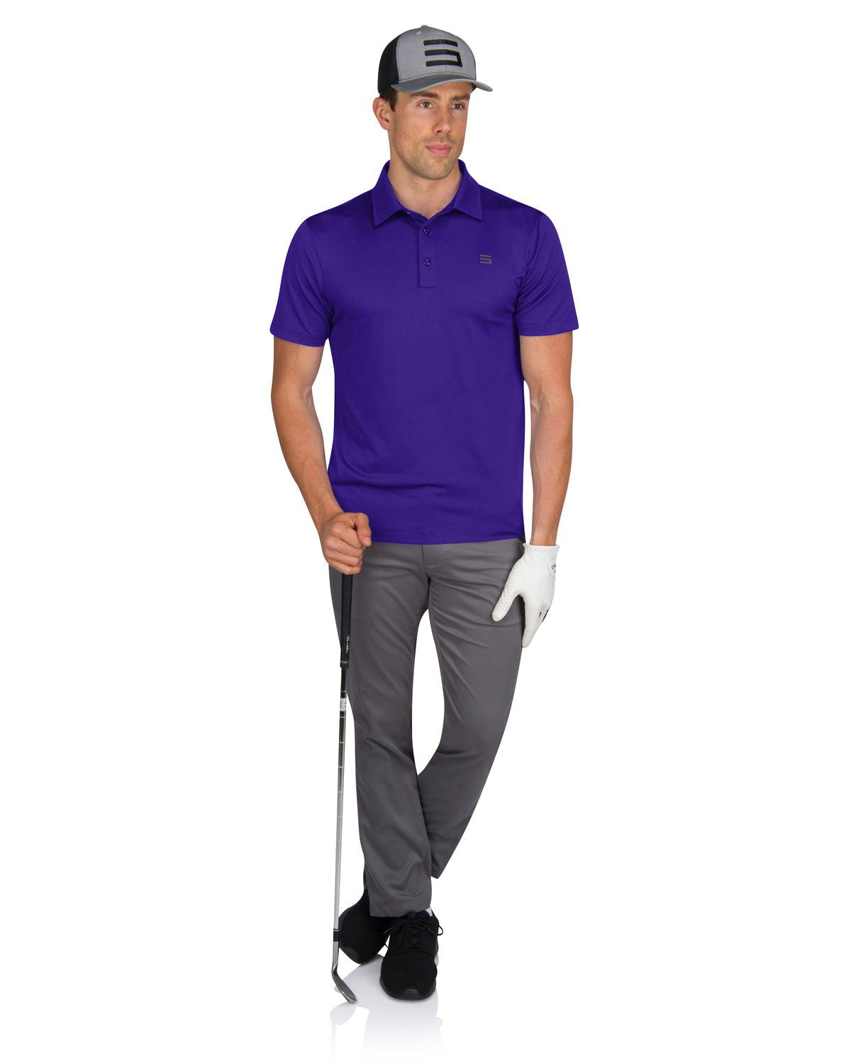 Three Sixty Six Men's Untucked Golf Polo - The Perfect Length Product Image