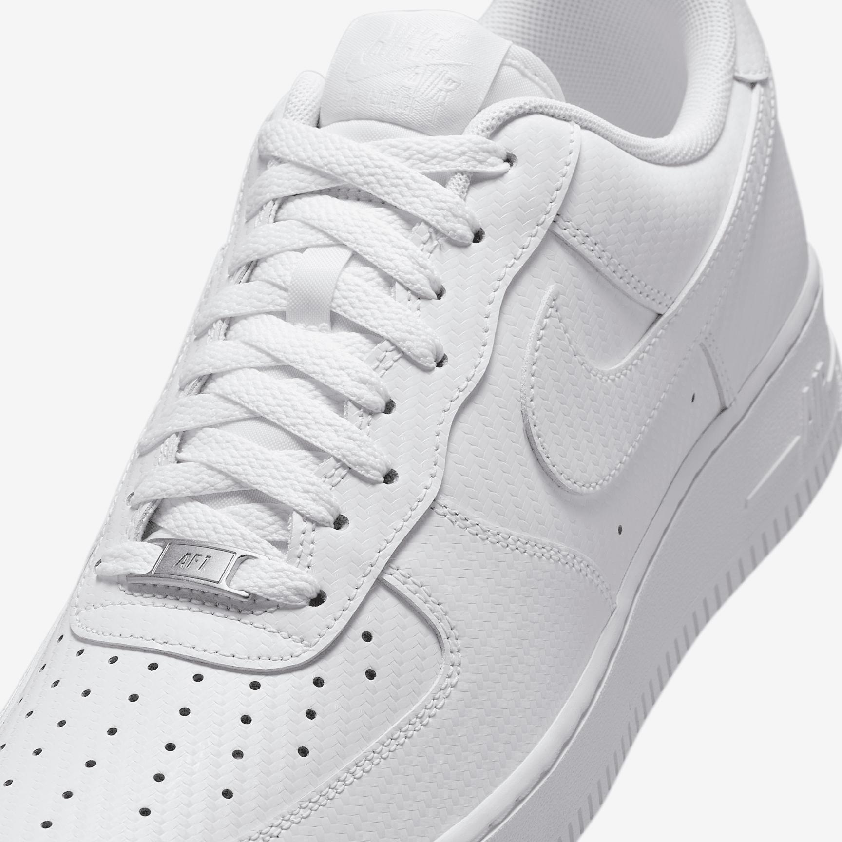 Nike Mens Nike Air Force 1 07 TWT - Mens Shoes White/White Product Image