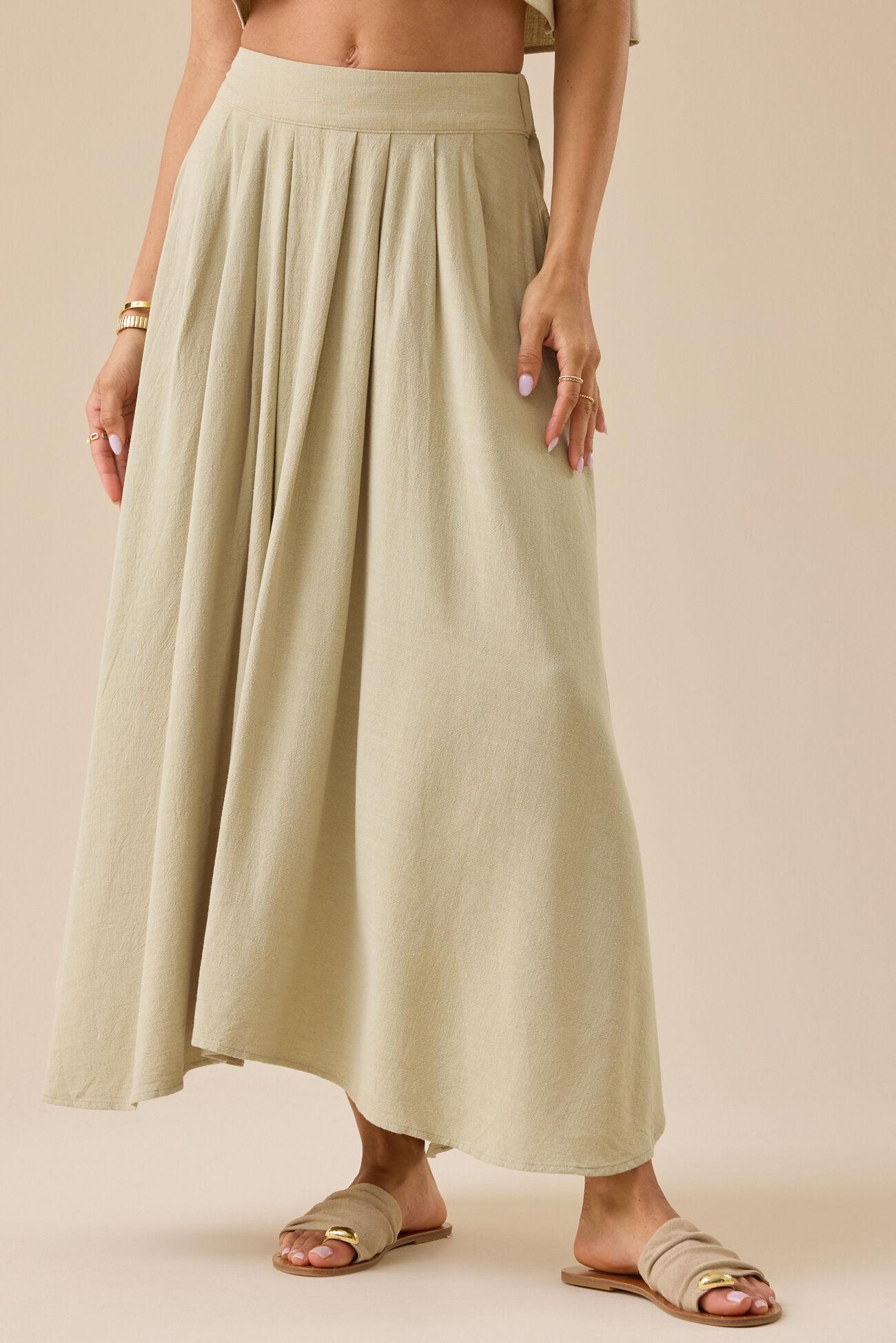 Jules Linen Maxi Skirt Product Image