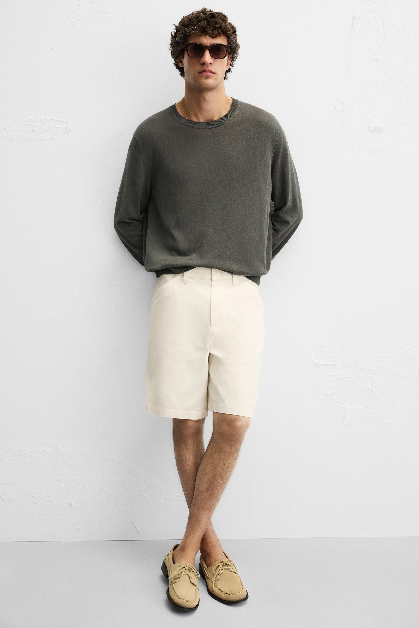 CANVAS TEXTURED SHORTS Product Image