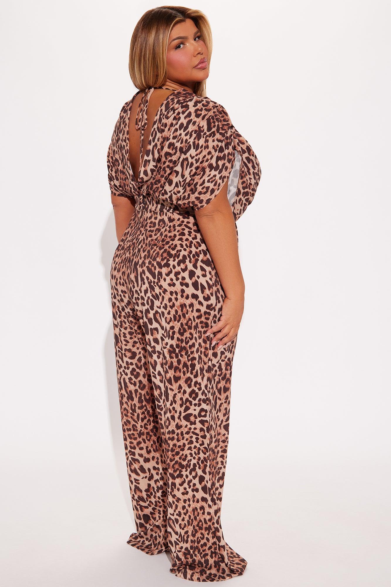 Heating Up Jumpsuit - Brown/combo Product Image