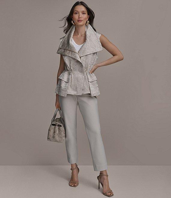 Donna Karan Ponte Straight Leg Pants Product Image