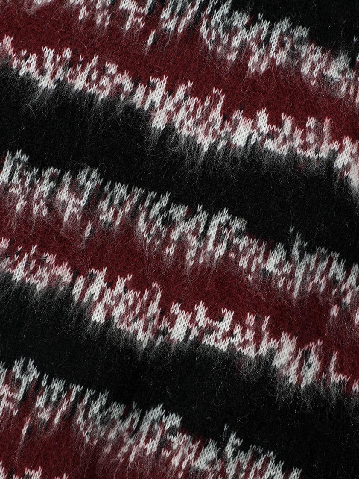 Aelfric Eden Color Blocking Stripe Sweater Product Image