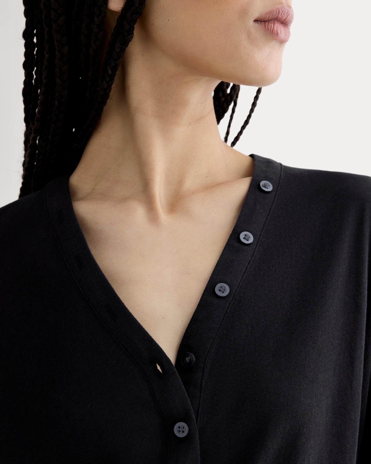 Womens Air V-Neck Henley T-Shirt by Everlane Product Image