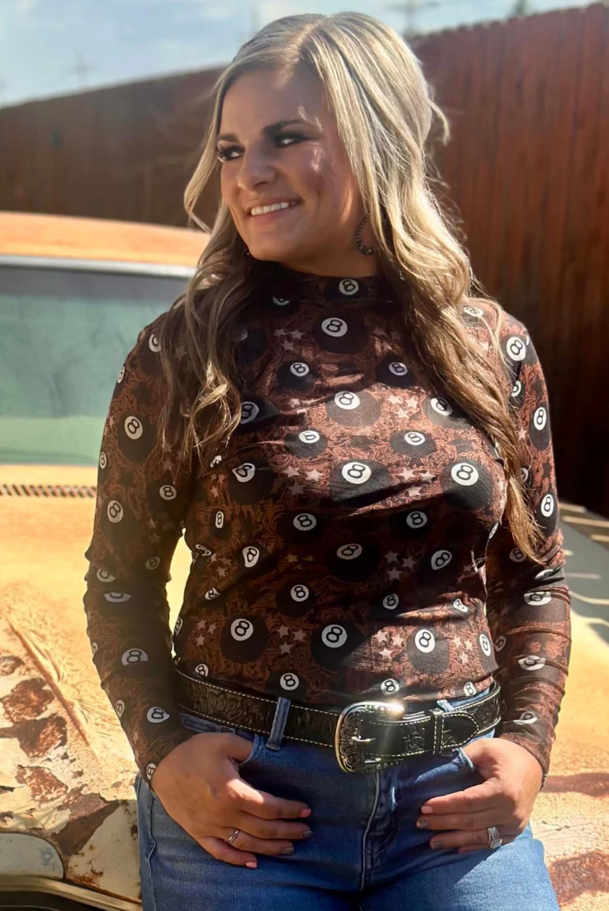 Sterling Kreek Lucky Shot Mesh Top Product Image