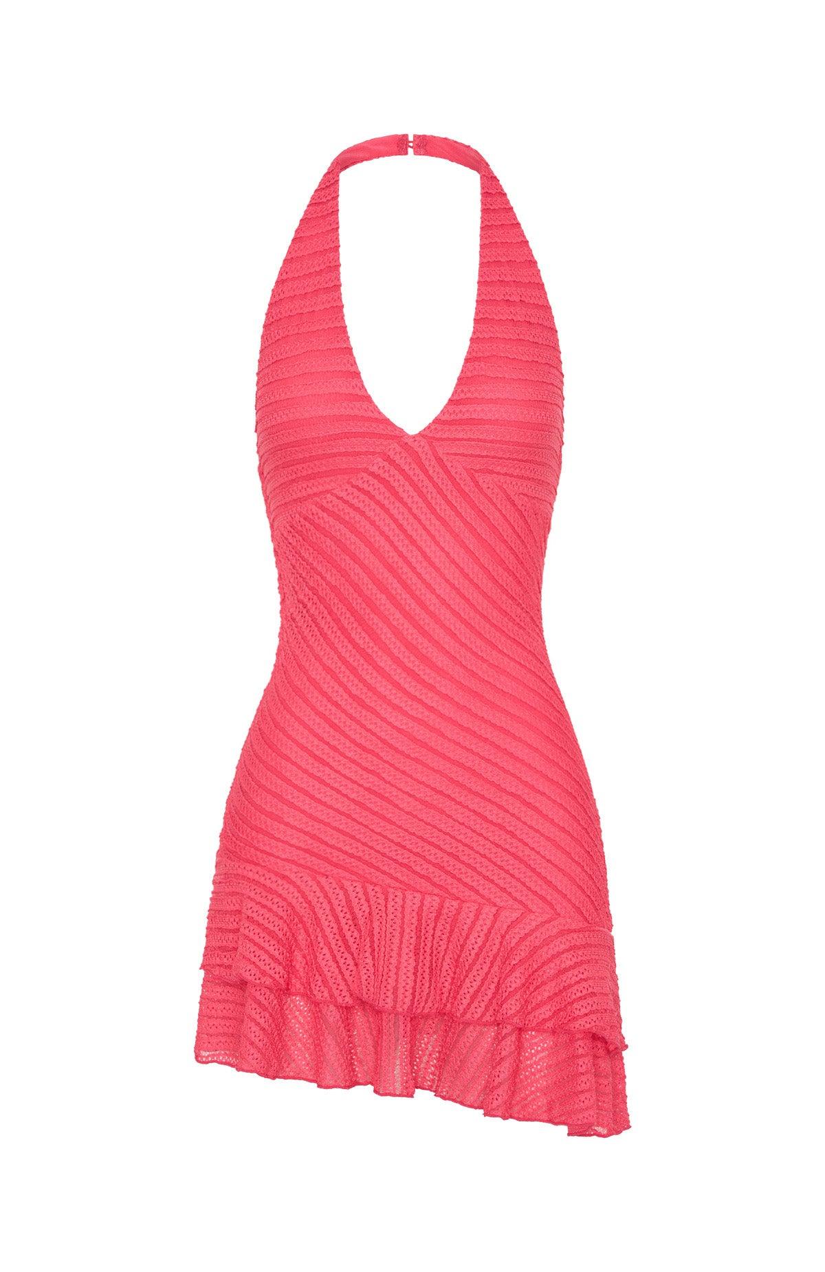 All I Wanted Was This Mini Dress Hot Pink Product Image