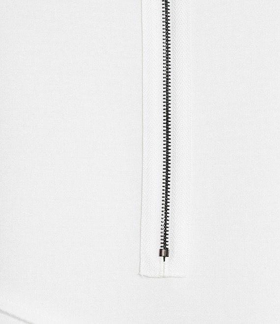 IC Collection Soft Knit Crepe Mock Neck Long Sleeve Top Product Image