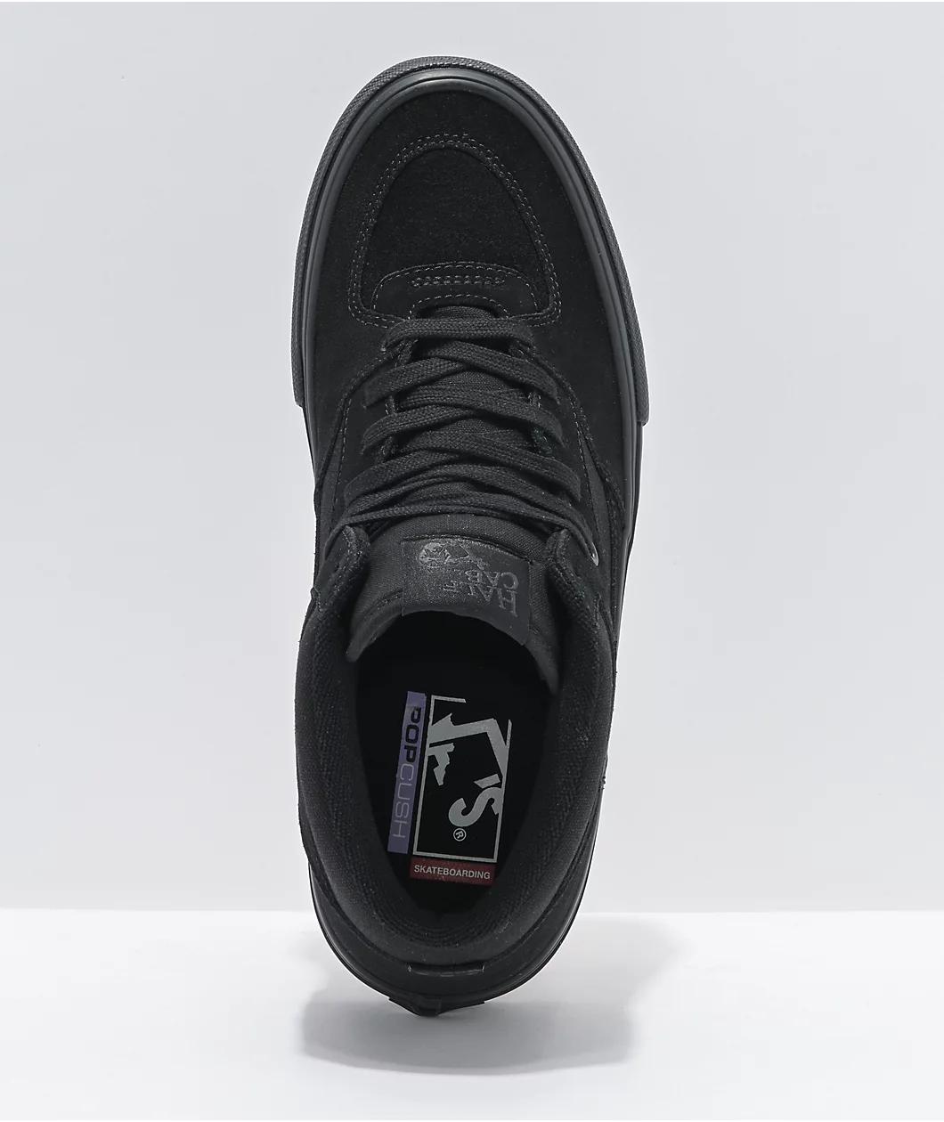Vans Skate Half Cab Blackout Skate Shoes Product Image