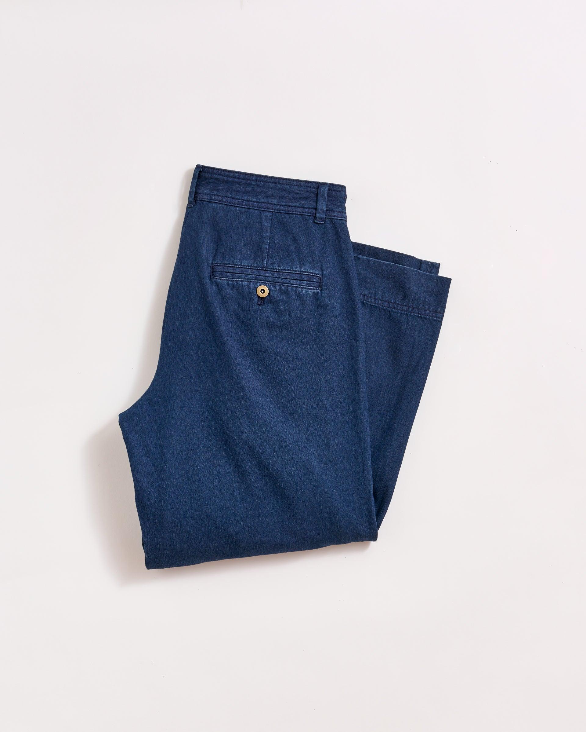 Denim Wide Leg Trouser -  Product Image