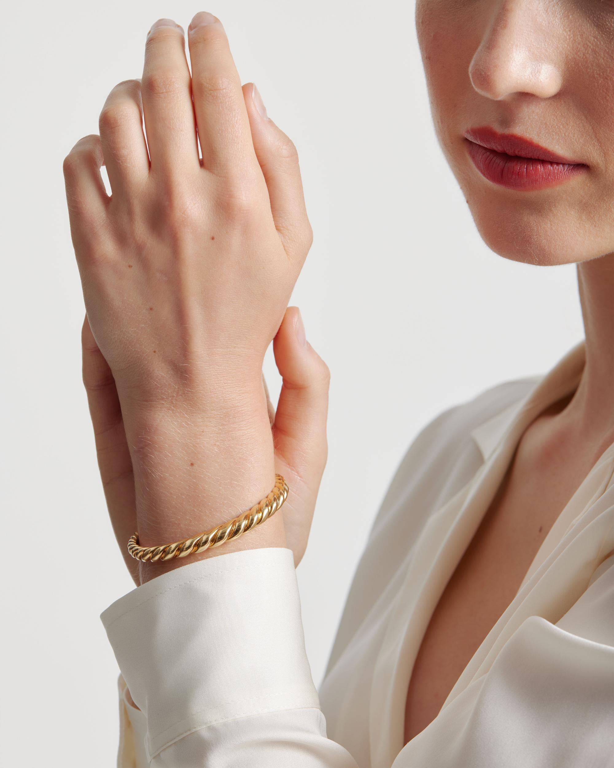 Quince | Women's Croissant Dôme Cuff Bracelet Product Image