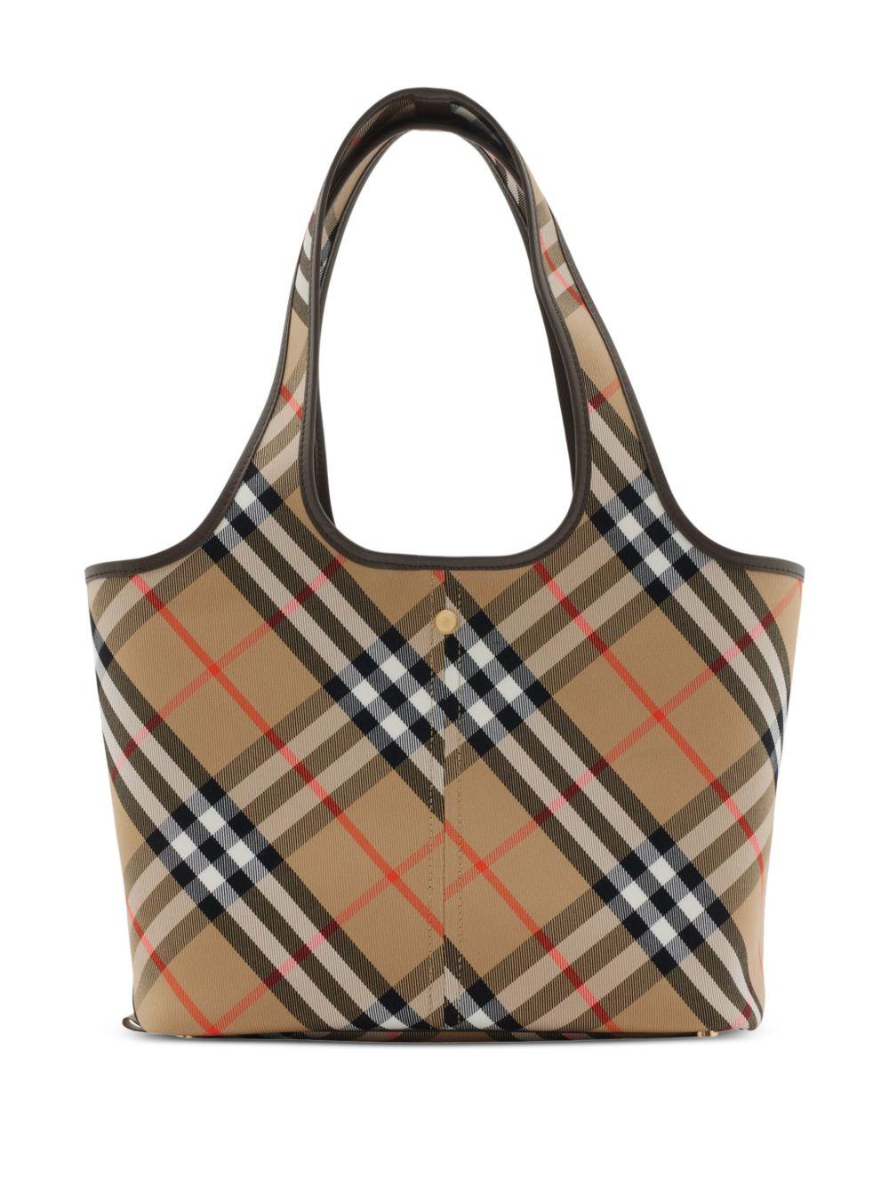 small check tote bag  Product Image