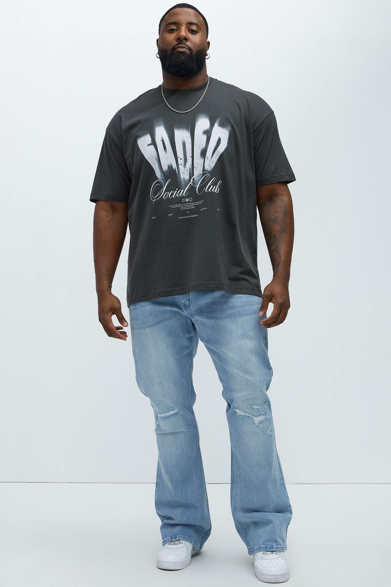 Faded Social Club Short Sleeve Tee - Black Wash Product Image