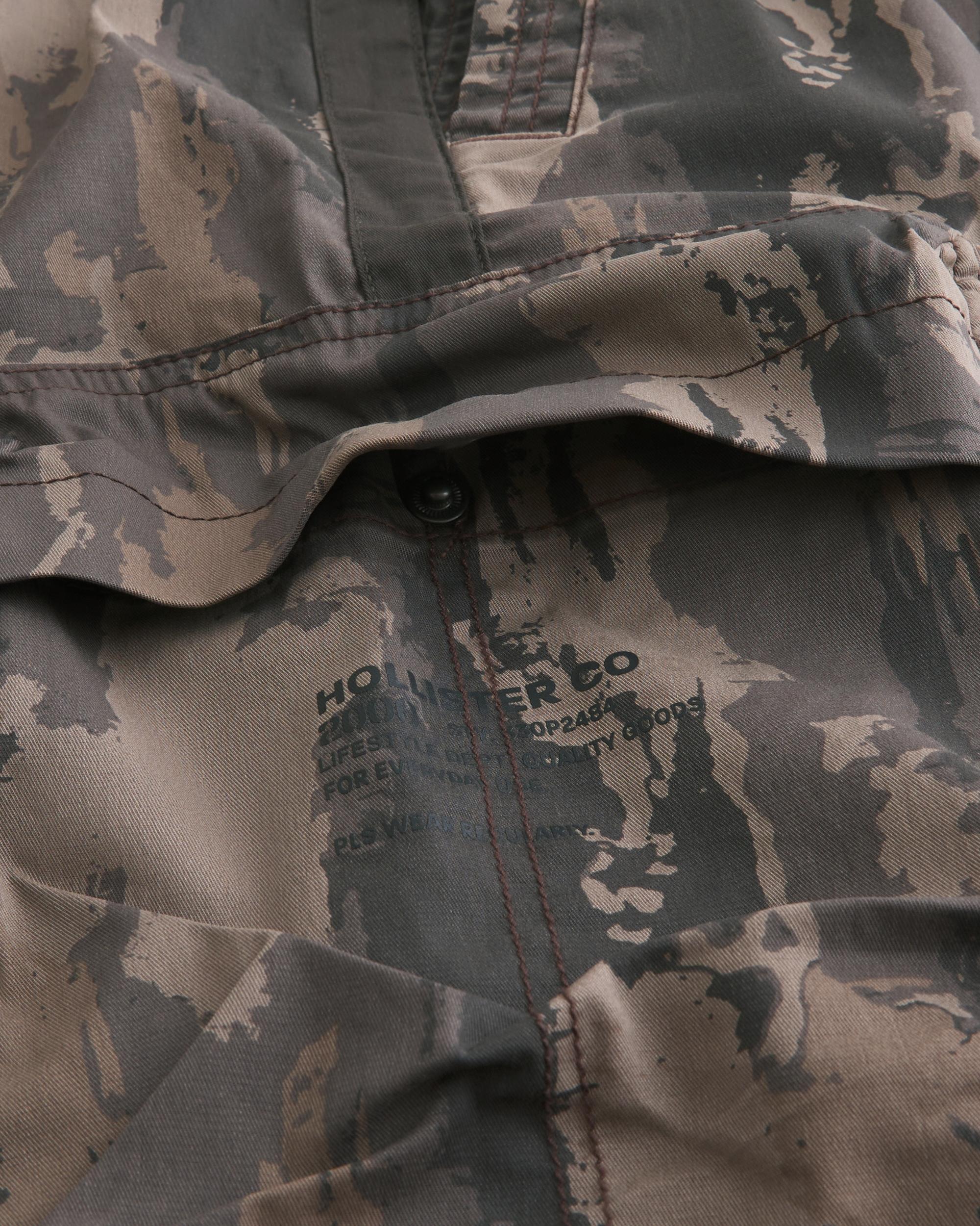 Camo Baggy Cargo Track Pants Product Image