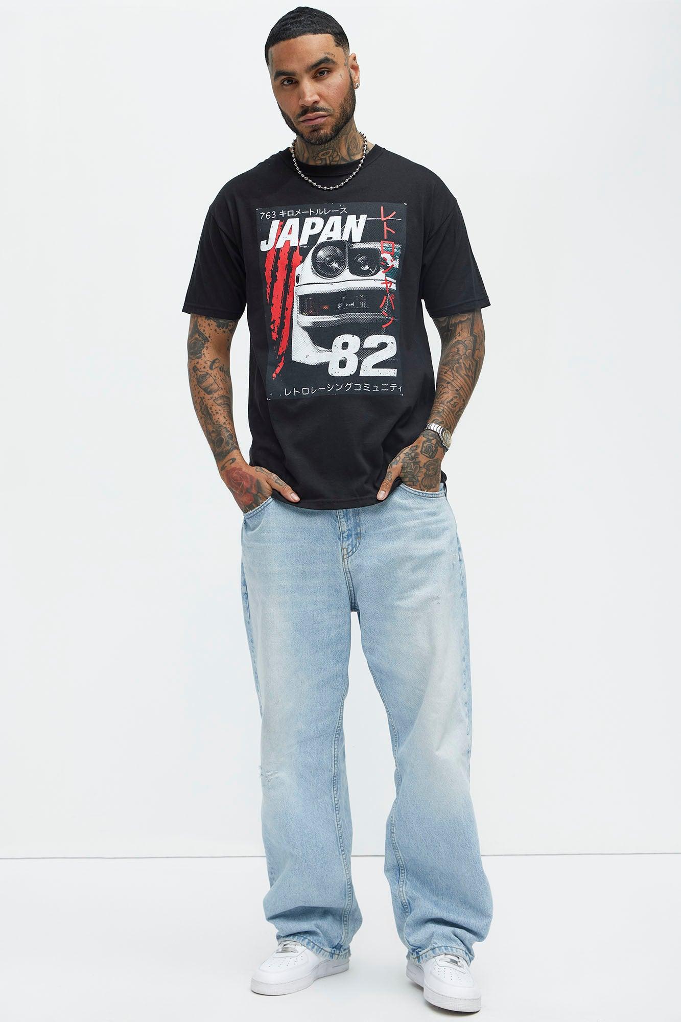 Japan Racing Short Sleeve Tee - Black Product Image