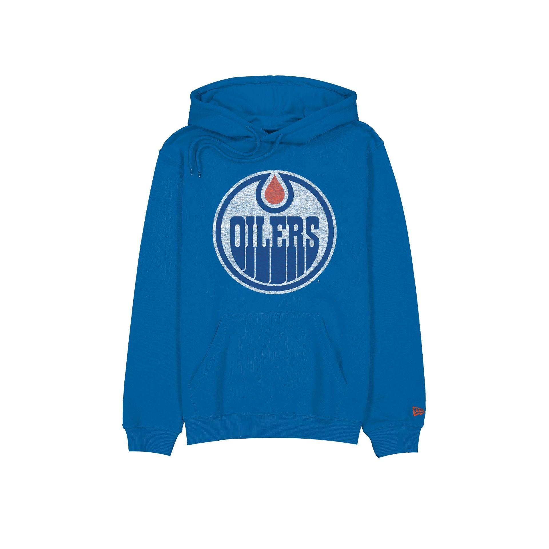Edmonton Oilers Wash Logo Hoodie Male Product Image