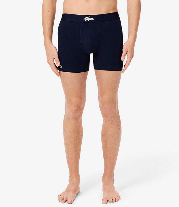 Lacoste Big Croc 5#double; Inseam Boxer Briefs 3-Pack Product Image