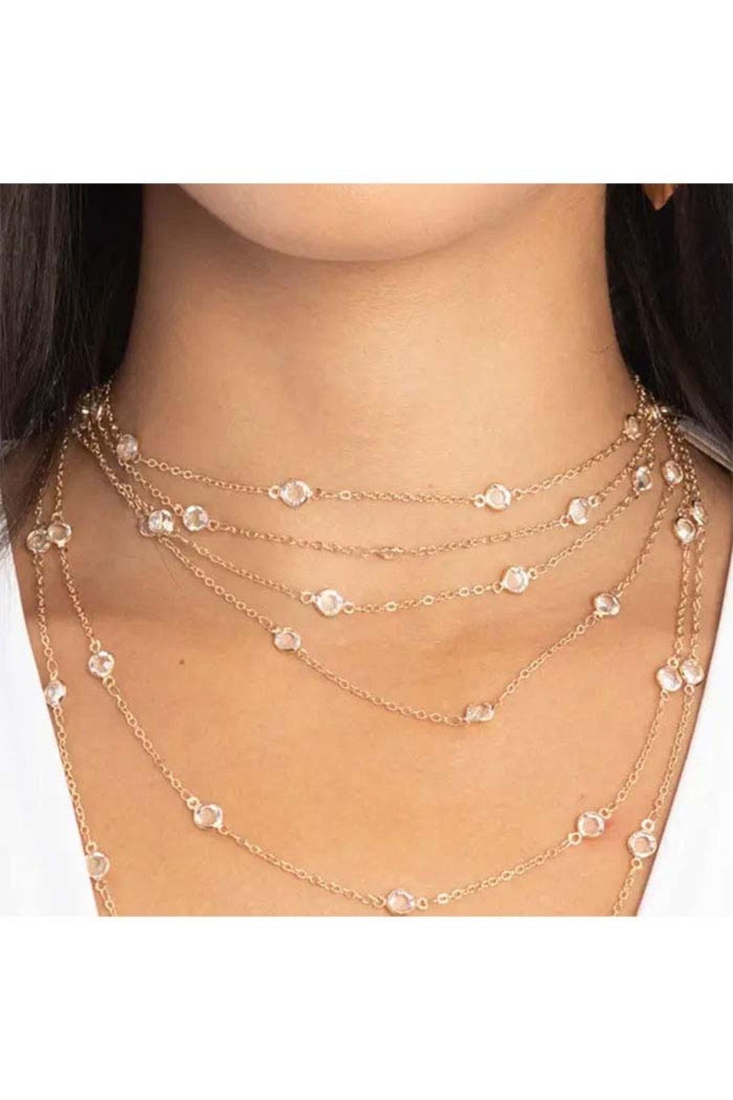 Glass Multi Layer Necklace Product Image