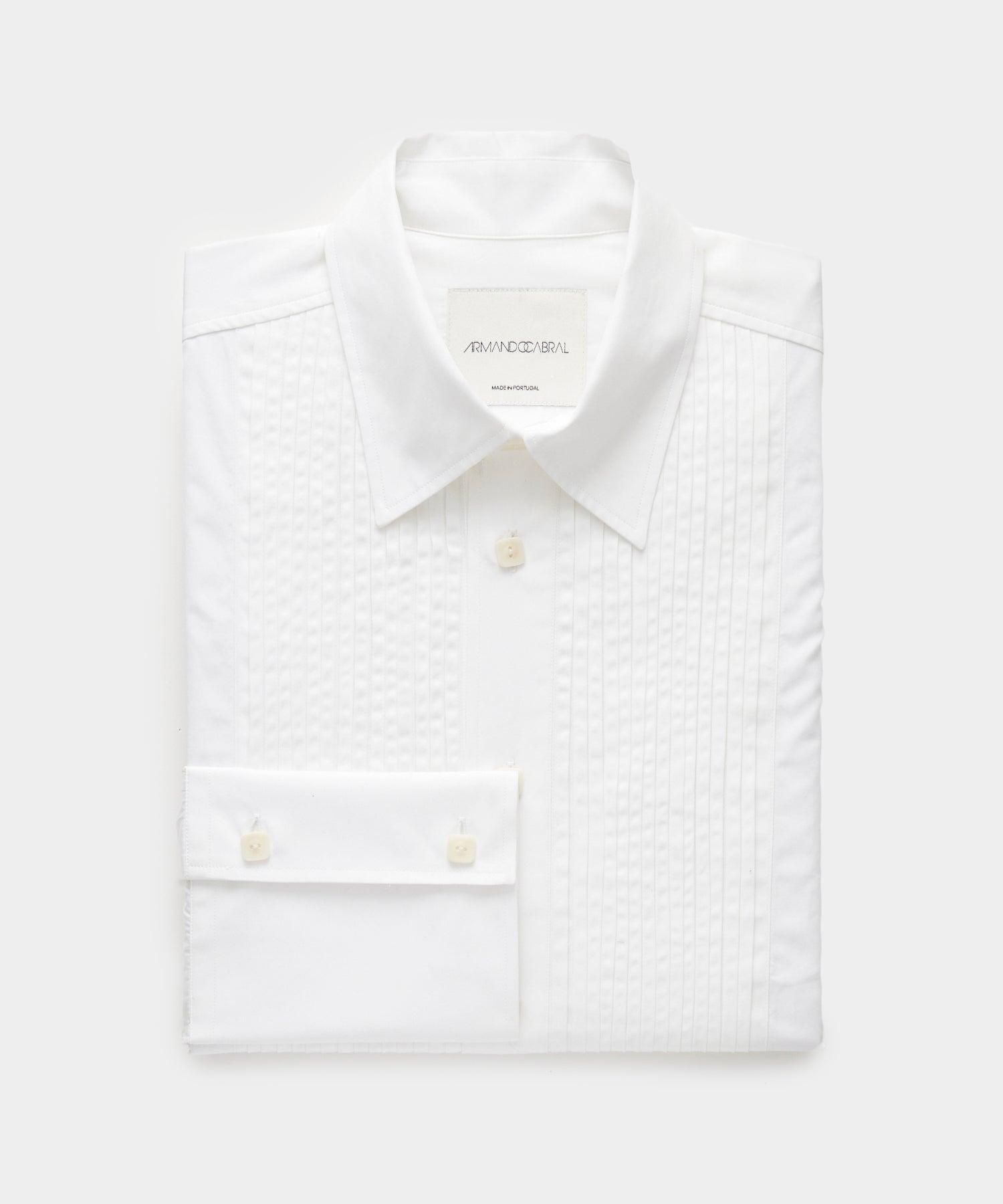 Armando Cabral Pleat Bib Tuxedo Shirt Product Image