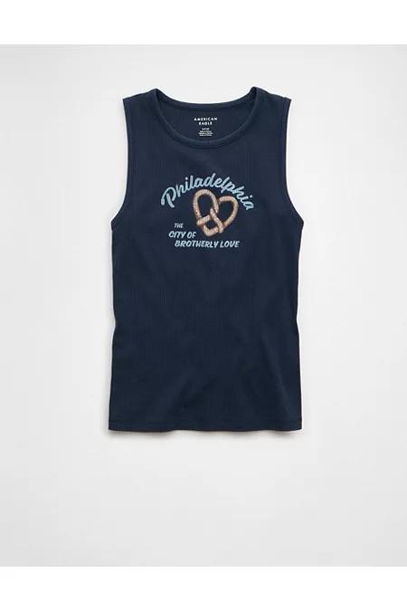 AE Boyfriend Food Graphic Muscle Tank Top Women's Product Image