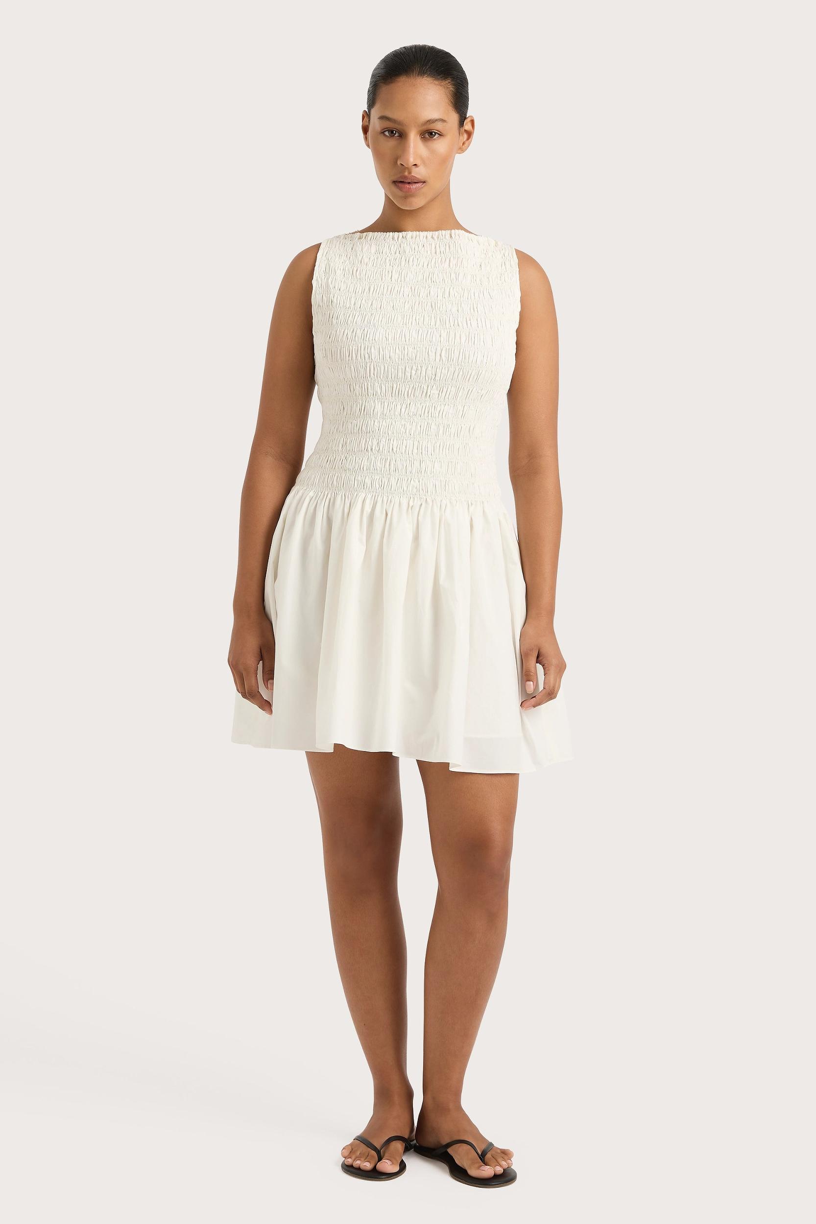 Noa Mini Dress White - Final Sale Product Image