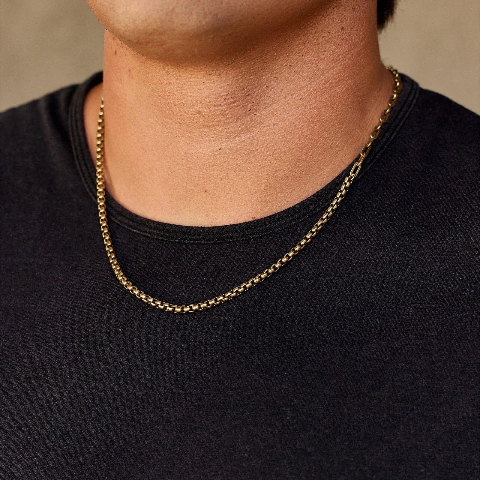 Men's Rolo Chain Necklace Male Product Image