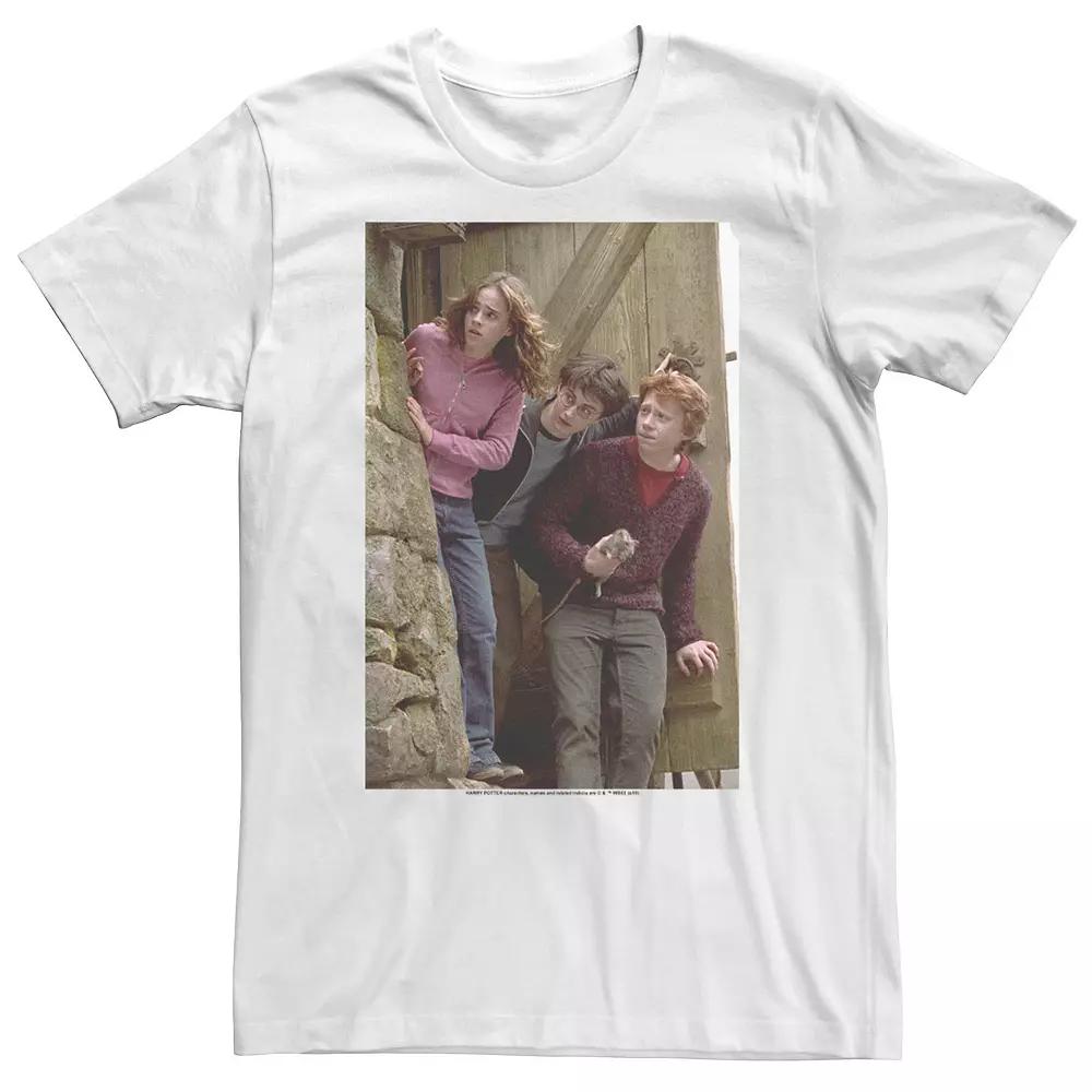 Big & Tall Harry Potter Sneaking Around Group Shot Poster Tee, Men's, Size: XXL Tall, White Product Image