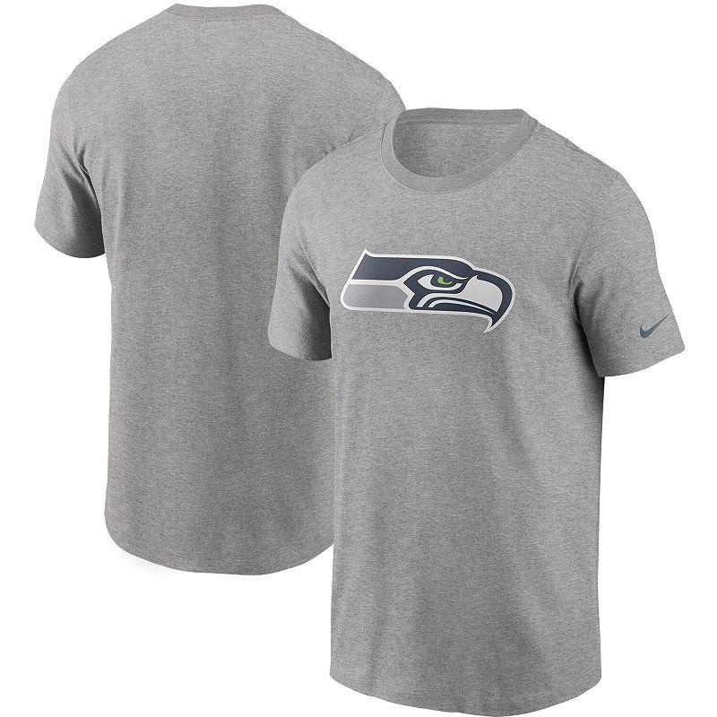 Mens Nike Heathered Gray Seattle Seahawks Primary Logo T-Shirt Product Image