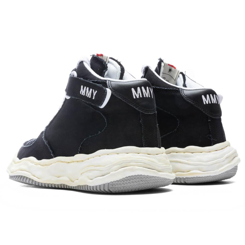 Wayne High OG Sole Washed Canvas Sneaker - Black Male Product Image