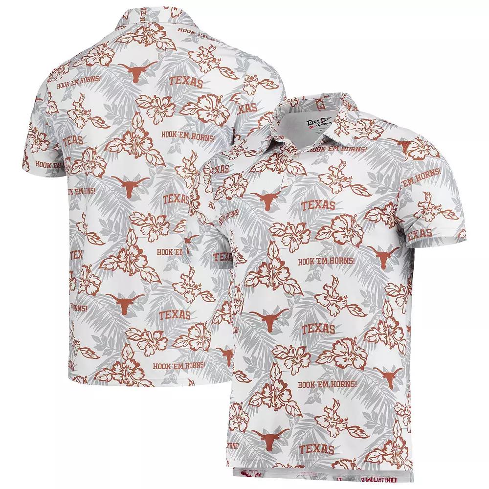 Men's Reyn Spooner White Texas Longhorns Performance Polo, Size: XL Product Image
