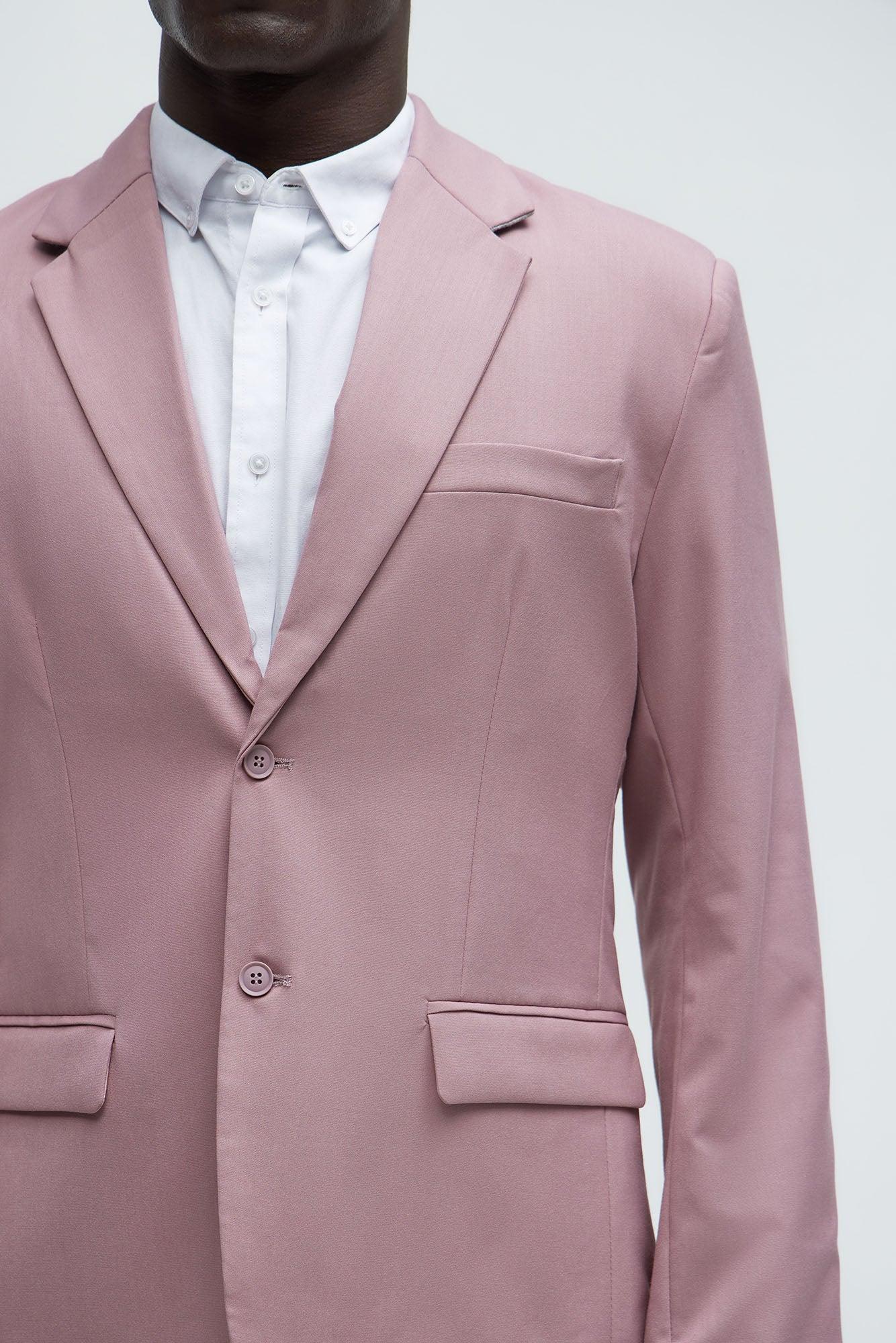 The Modern Stretch Suit Jacket - Mauve Product Image
