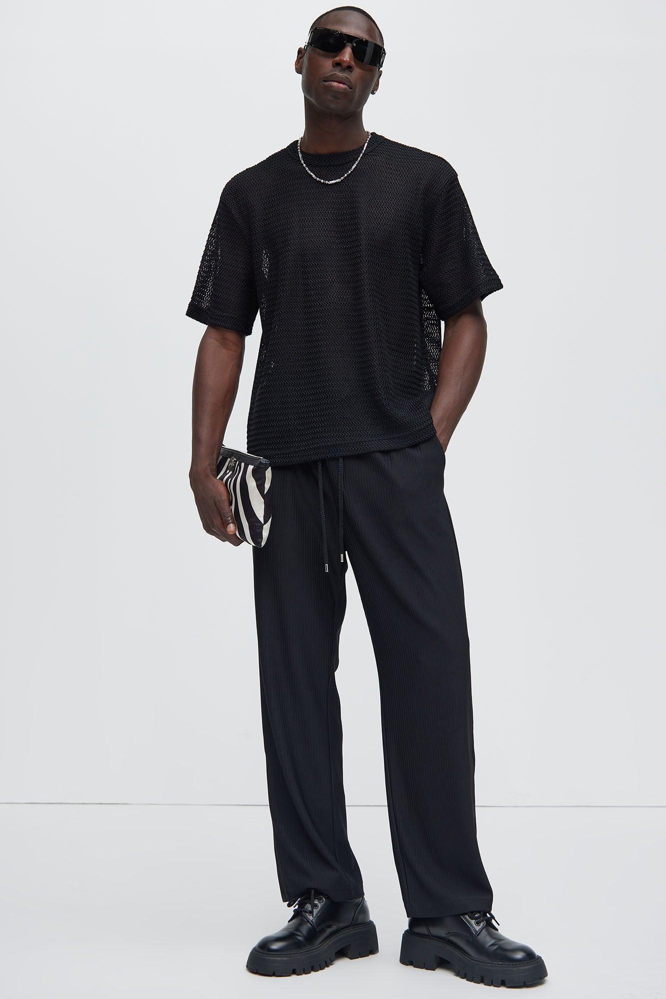 Archway Pleated Pants - Black Product Image