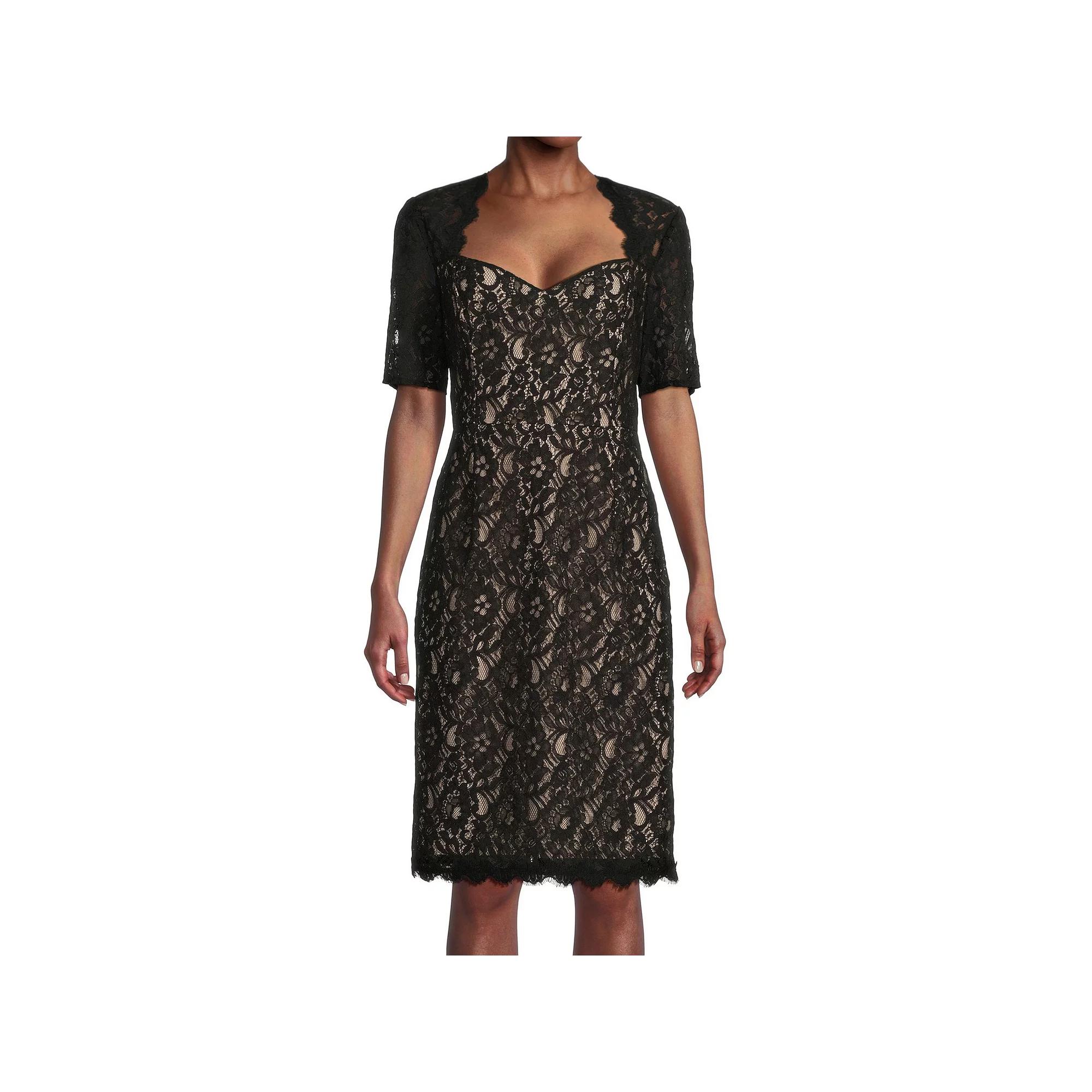 Women's Focus By Shani Bodycon Lace Dress,  Product Image
