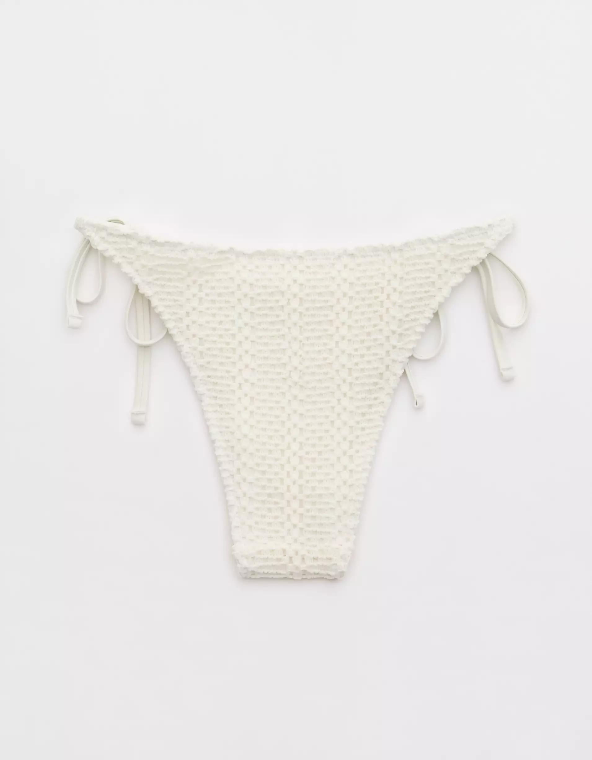 Aerie The Sunbun Cloudweave Crochet Bikini Bottom Product Image