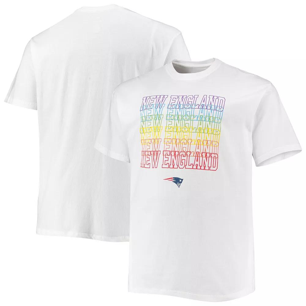 Men's Fanatics Branded White New England Patriots Big & Tall City Pride T-Shirt,  Product Image