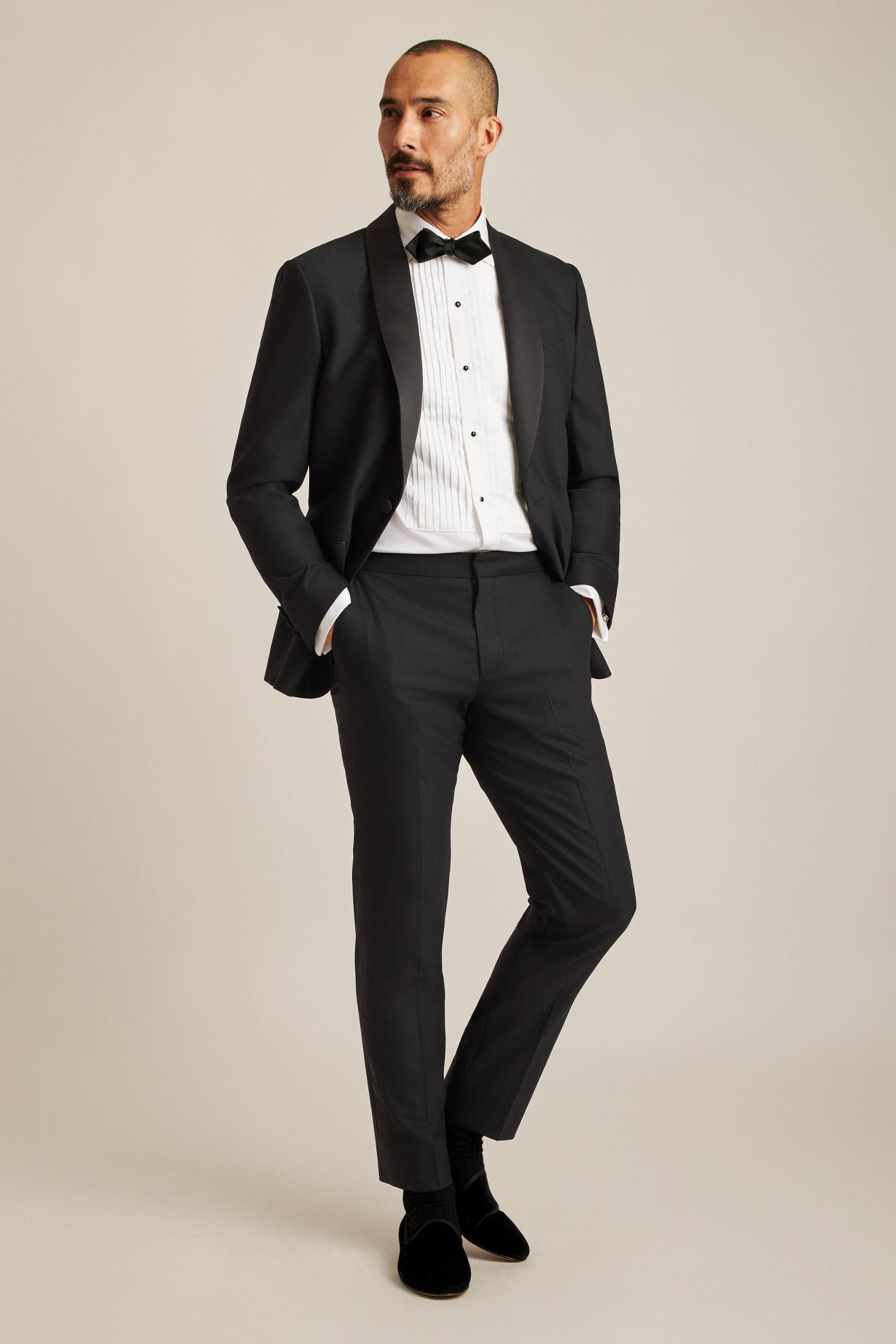 Empire Stretch Italian Wool Tuxedo Jacket Product Image
