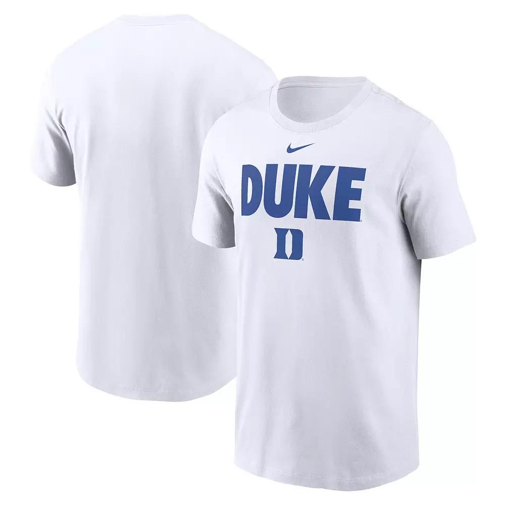 Men's Nike White Duke Blue Devils Local Ultimate Chant T-Shirt, Size: 2XL Product Image