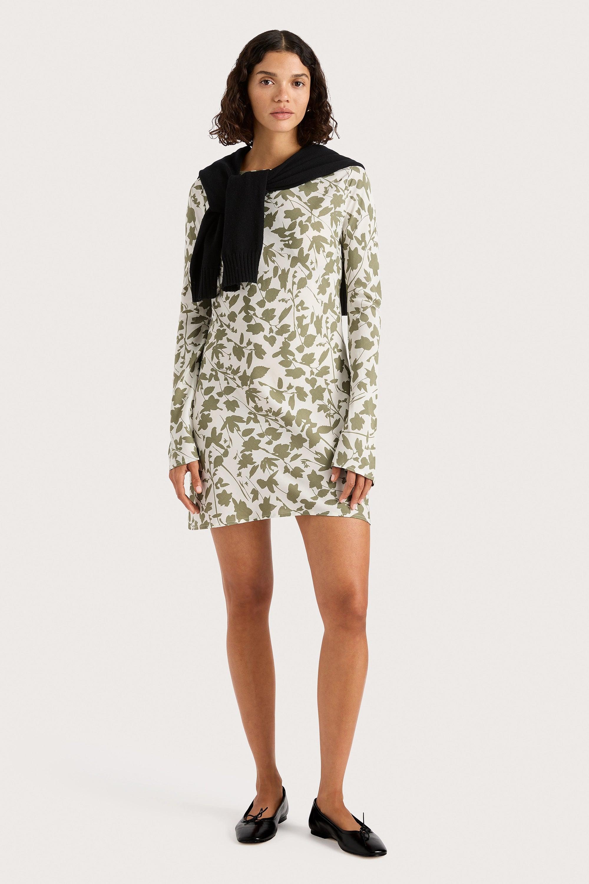 Lilou Mini Dress Poplar Sage - Final Sale Product Image