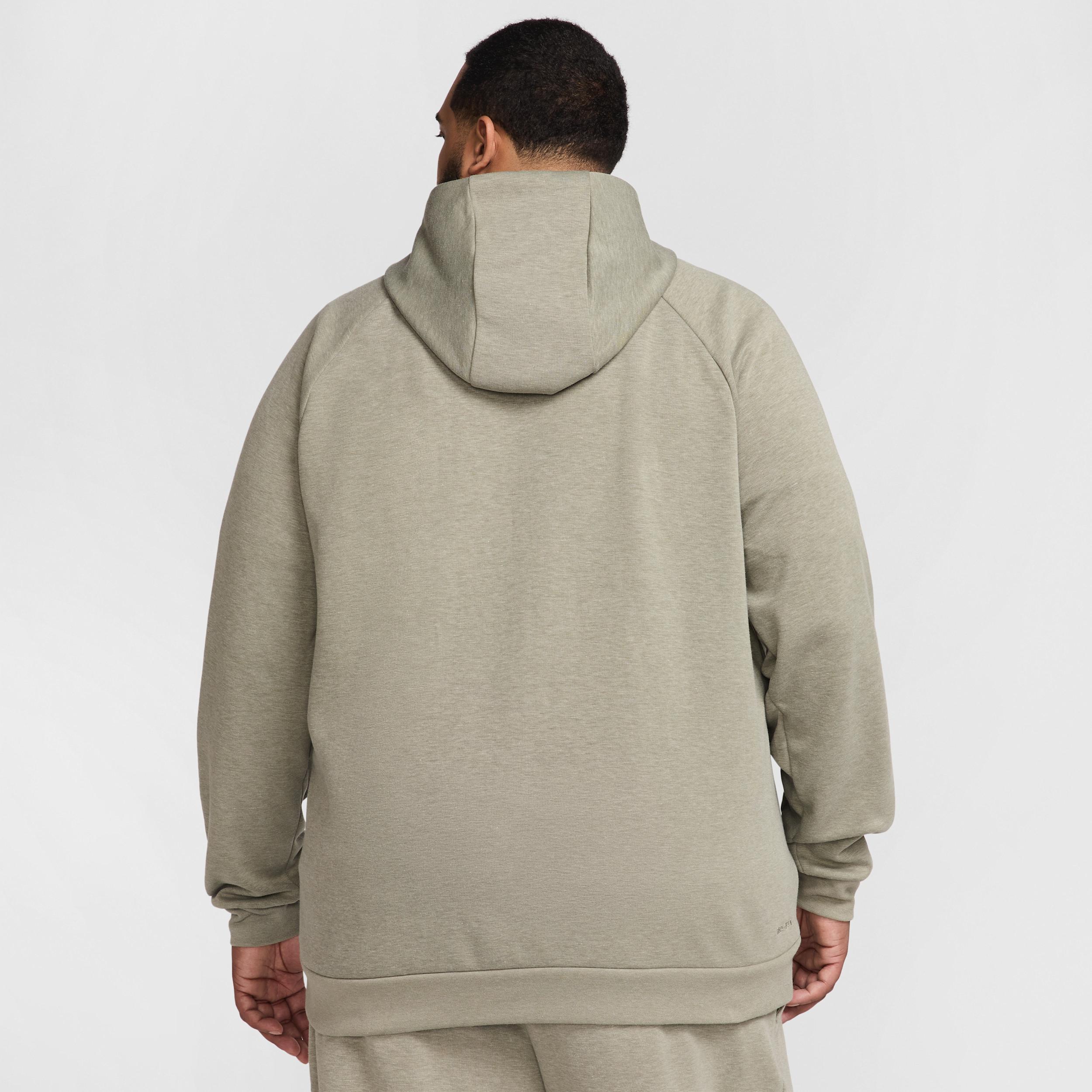 Nike Mens Primary Fleece Dri-FIT UV Pullover Performance Hoodie | FZ0969-320 Product Image