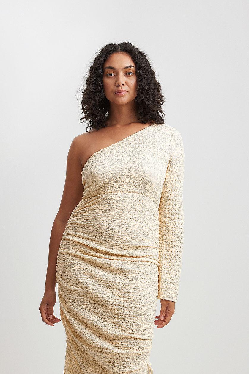 One Shoulder Structured Maxi Dress Product Image