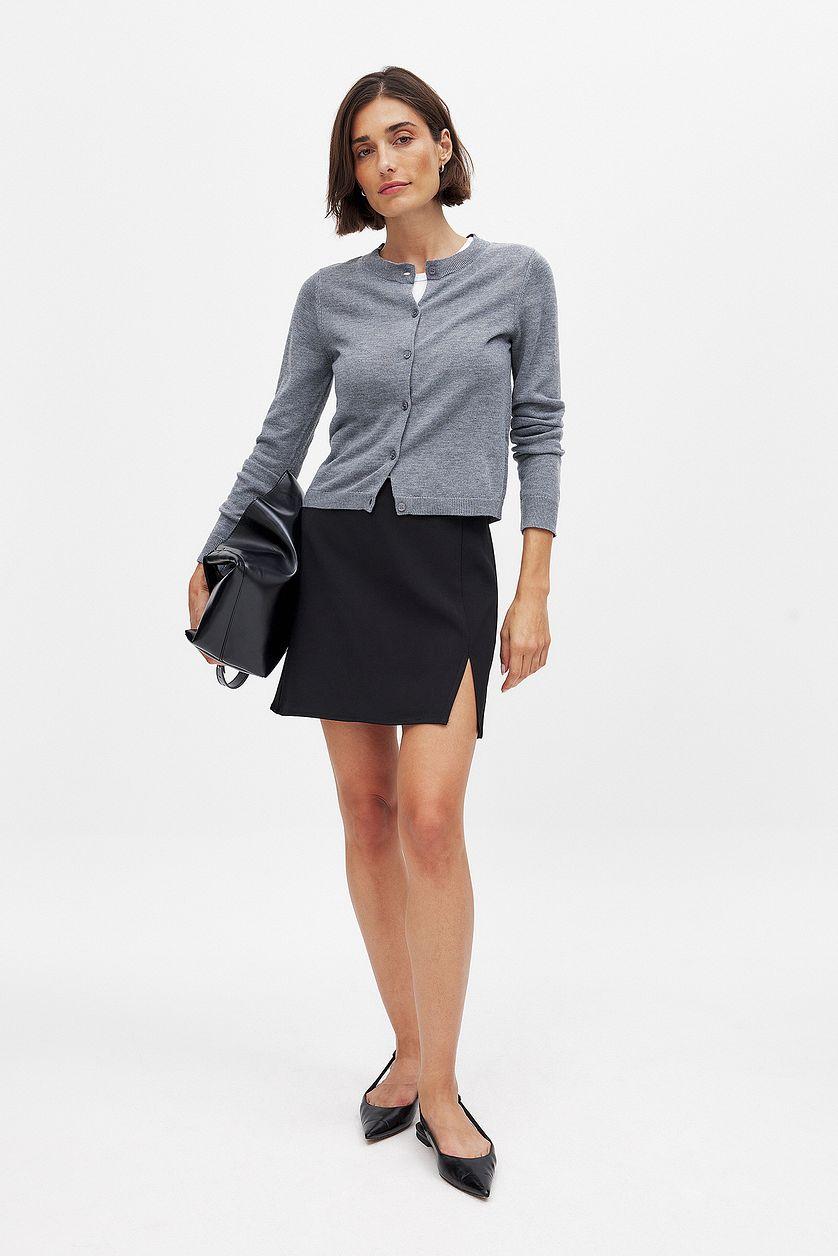 Slit Mini Skirt Product Image