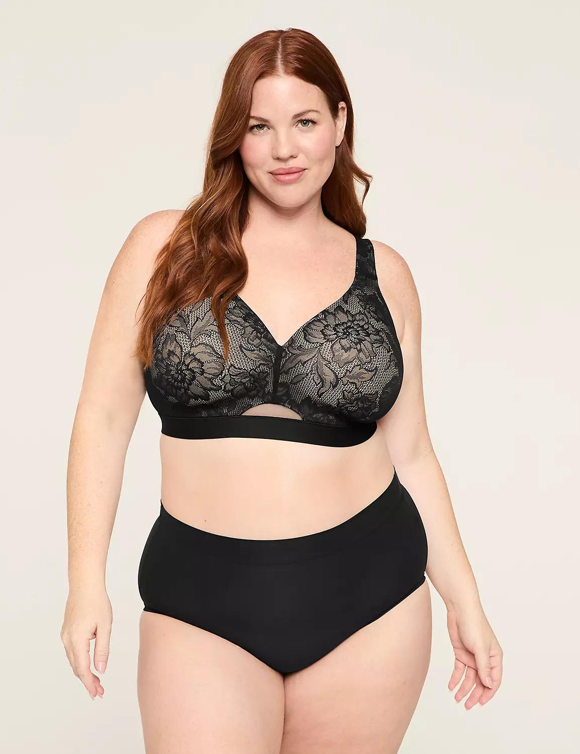 Comfort Bliss Lightly Lined No-Wire Bra With Lace Product Image