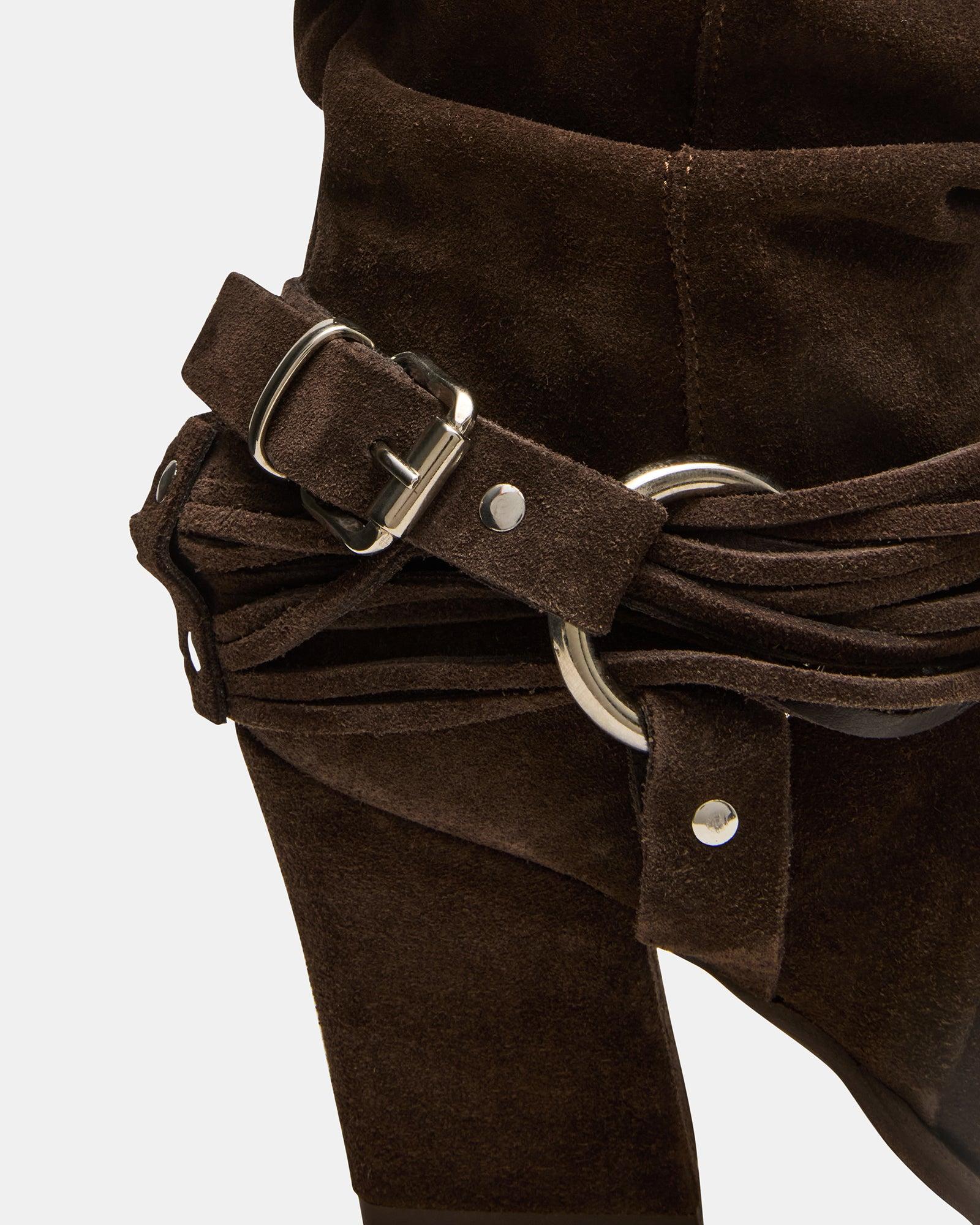 LAUPER DARK TAUPE SUEDE Female Product Image