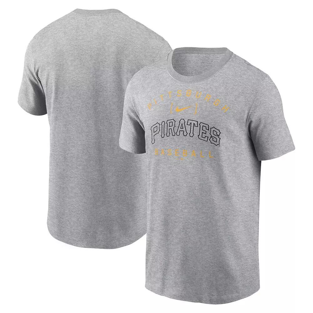 Men's Nike Heather Gray Texas Longhorns Primetime Evergreen Logo T-Shirt,  Product Image