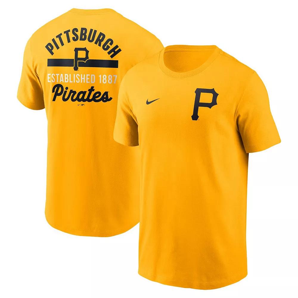 Pittsburgh Pirates 2-Hit Nike Mens MLB T-Shirt | N19979QPTB-9UX Product Image