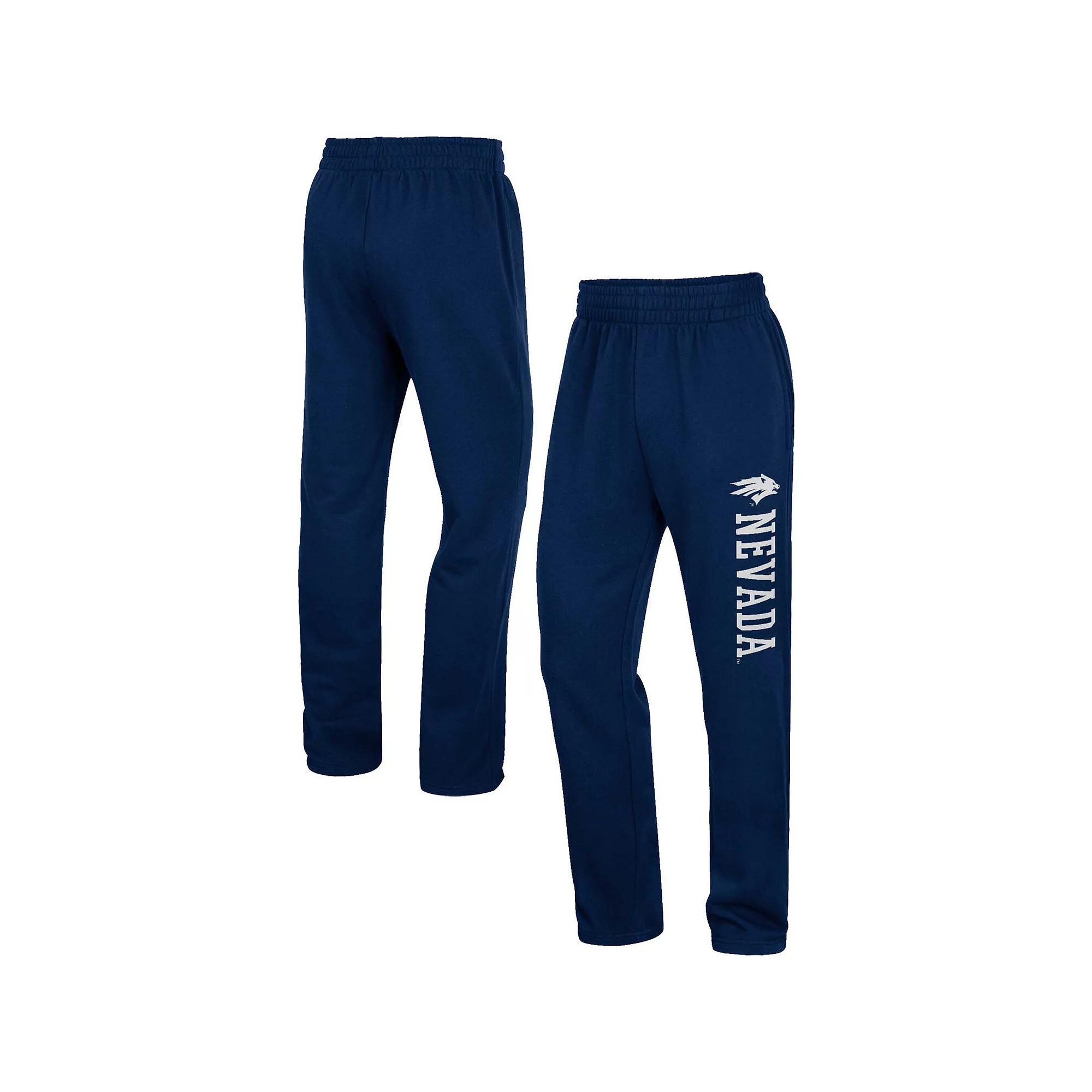 Men's Colosseum Navy Nevada Wolf Pack Wordmark Pants, Size: 2XL, Nev Blue Product Image