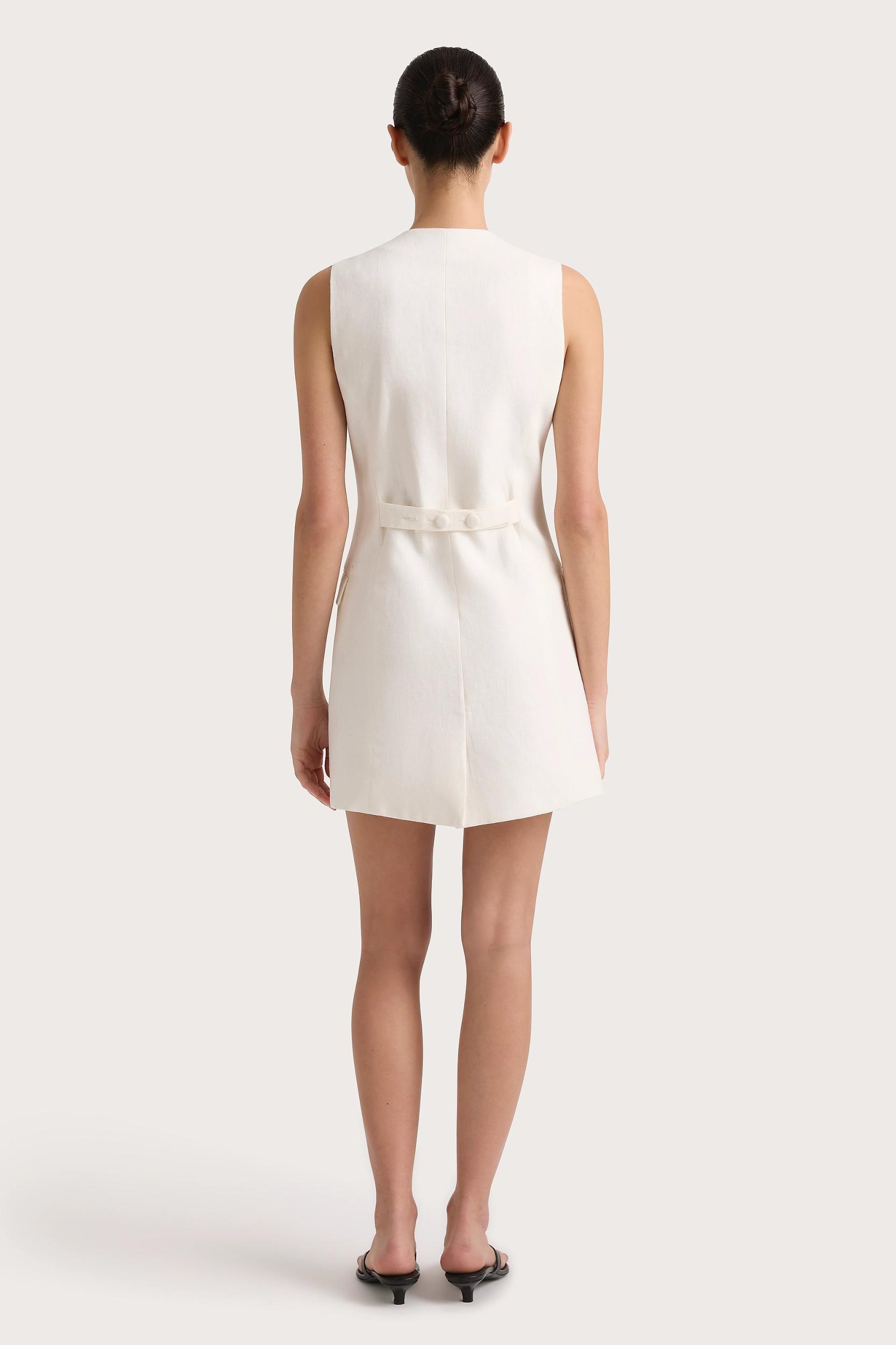 Jane Mini Dress White - Final Sale Product Image