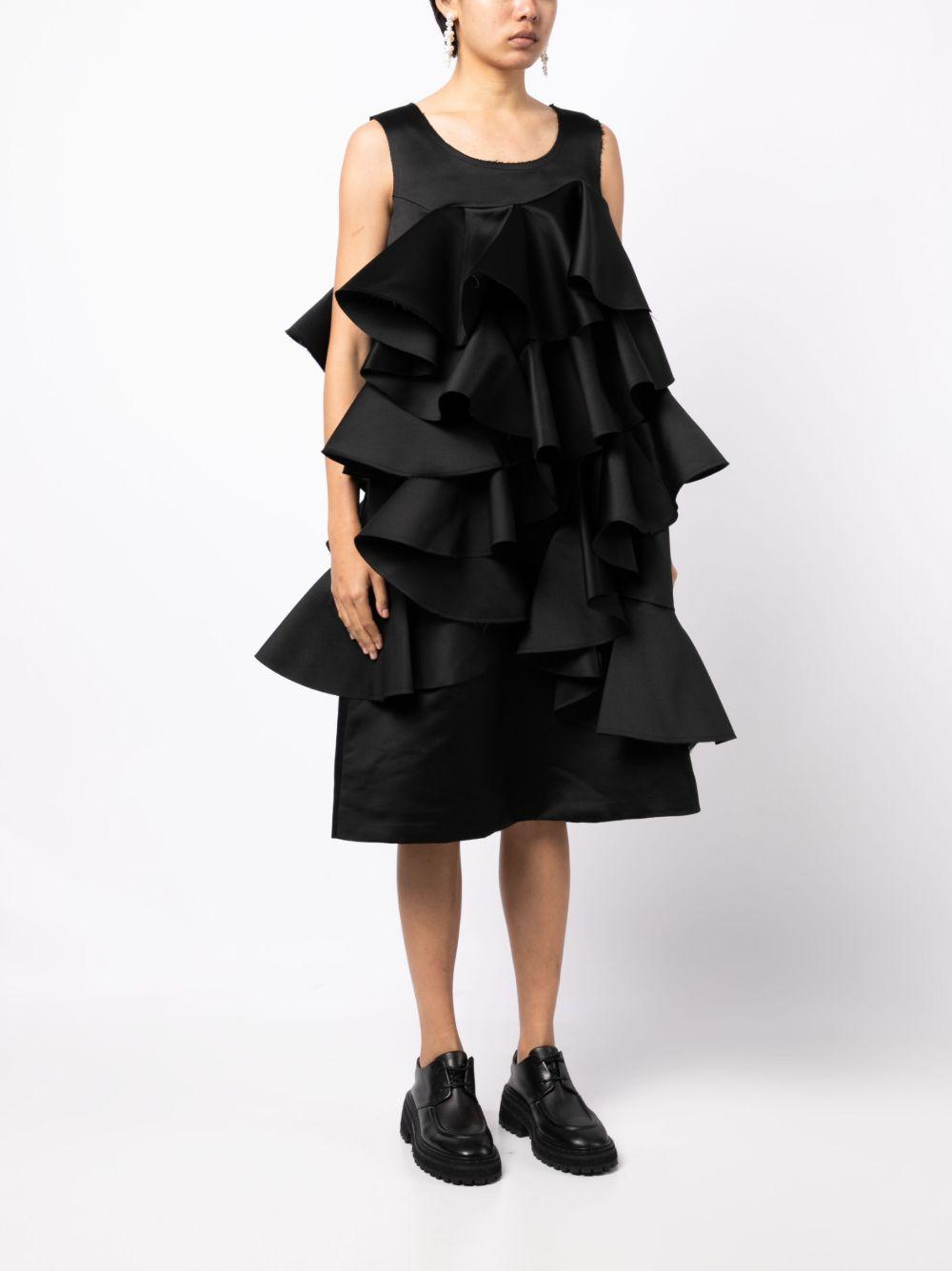 ruffled cotton dress  Product Image