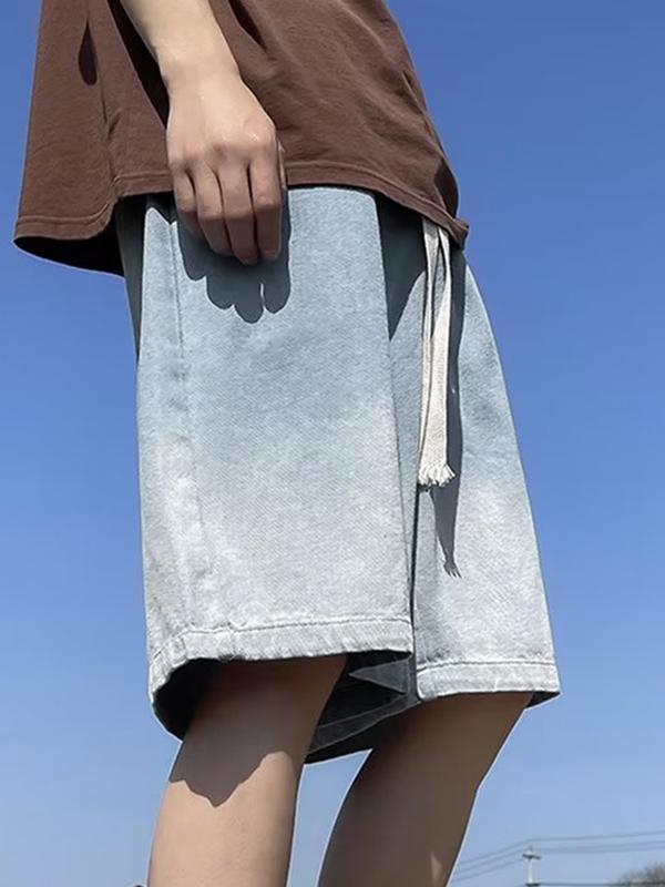 Men's Ombre Wash Drawstring Shorts Product Image