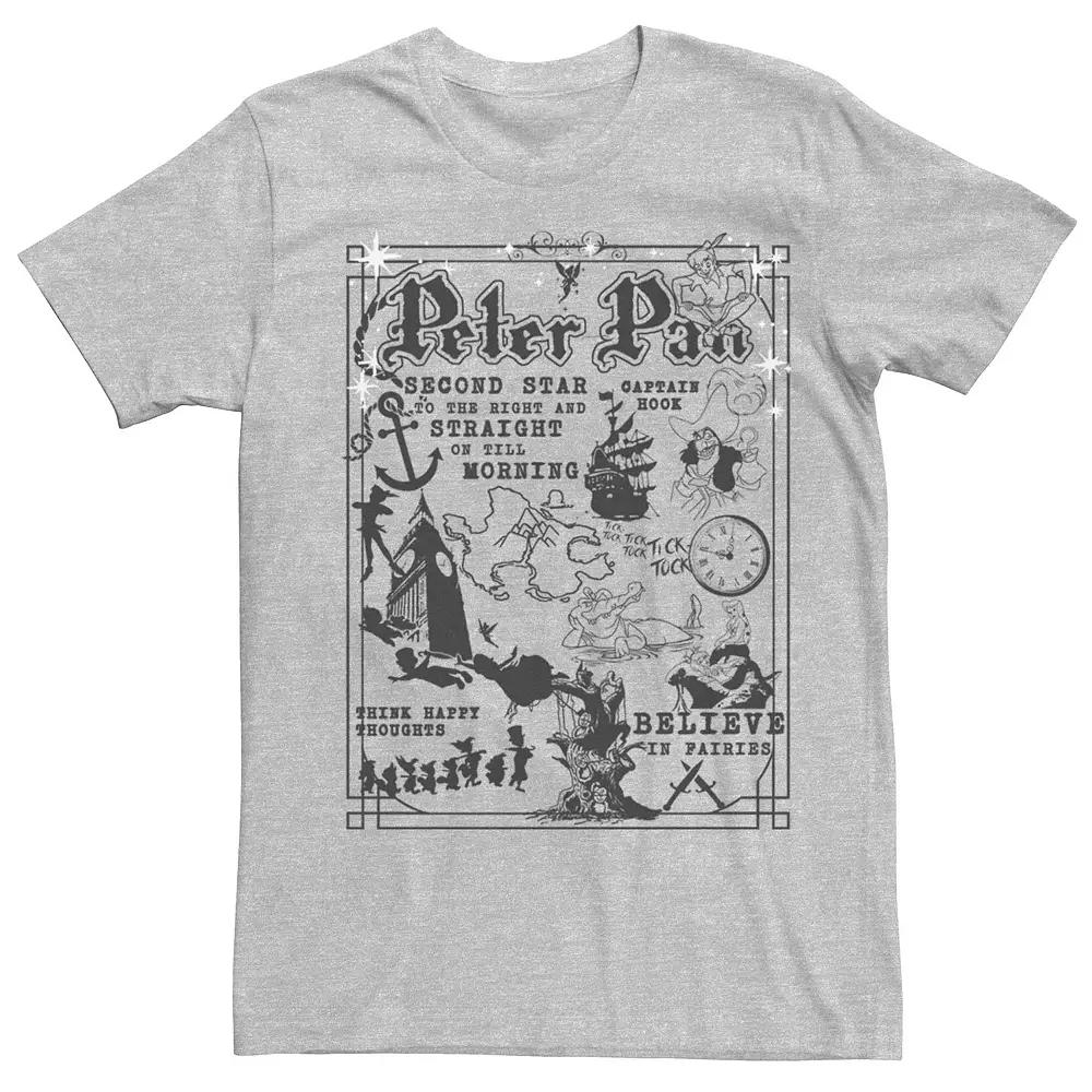 Disney's Peter Pan Men's Vintage Poster Tee,  Product Image